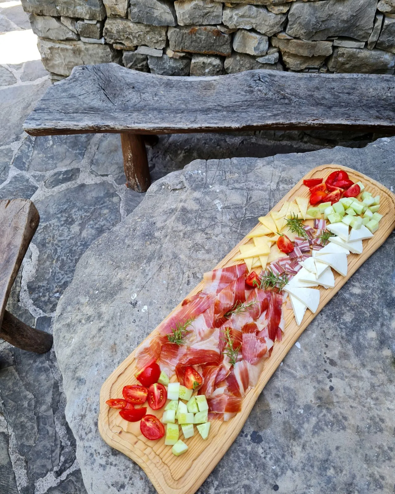 Omiš coastal panorama with Adriatic Sea