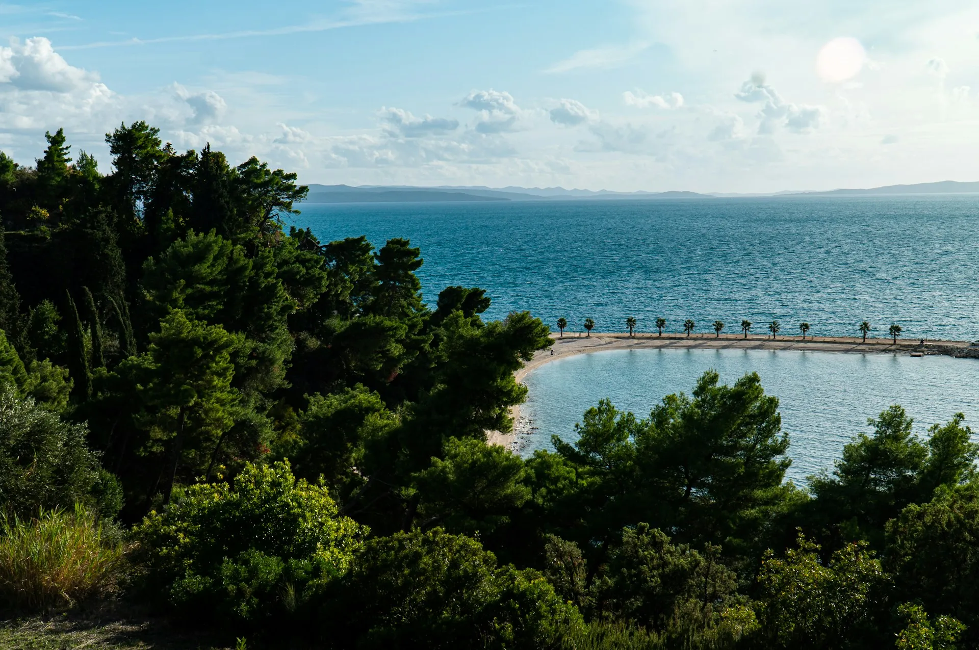 Scenic Croatian coastal road for private transfers