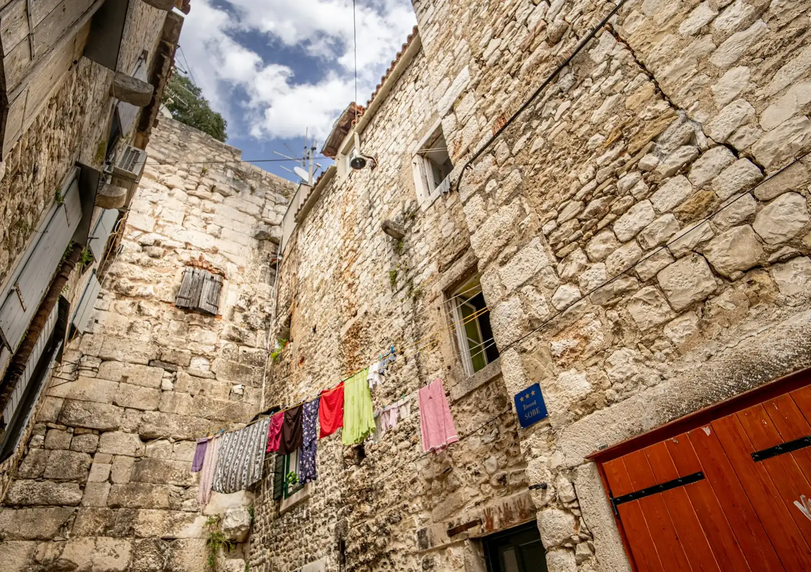 Diocletian's Palace interior architecture in Split